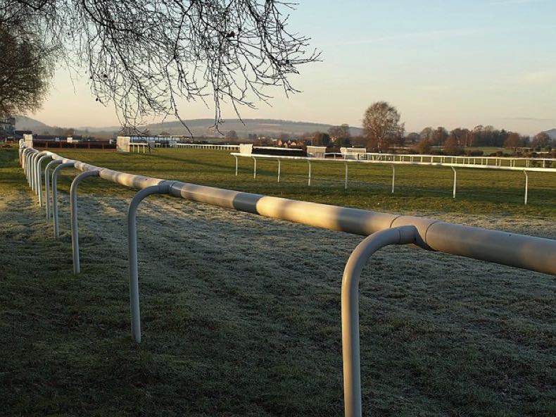 Ludlow Racecourse frost