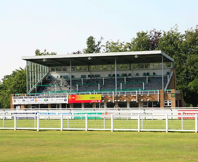 The Sarum Stand at Salisbury Racecourse